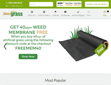 Tablet Screenshot of direct-artificial-grass.co.uk